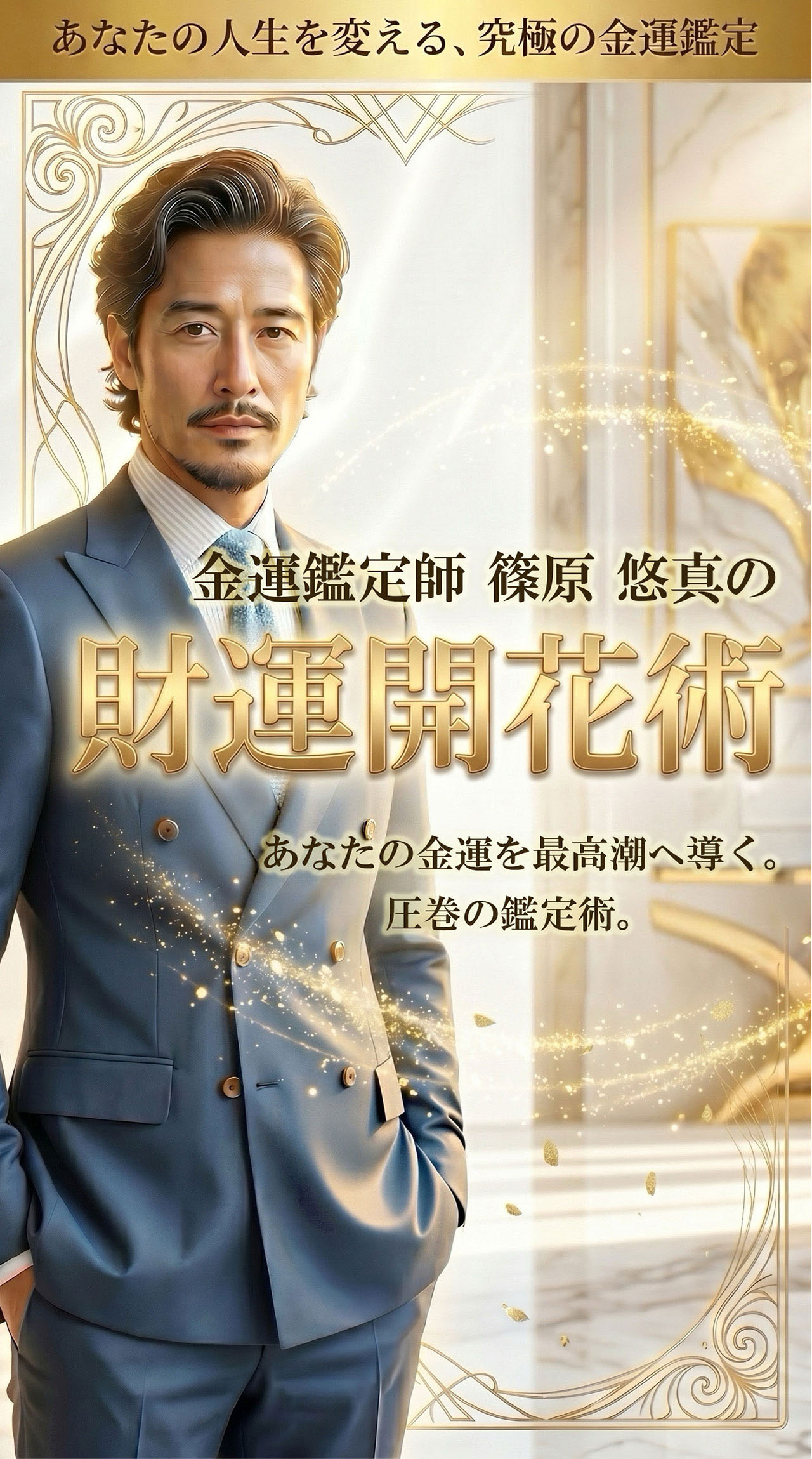 金運鑑定師 篠原悠真の財運開花術